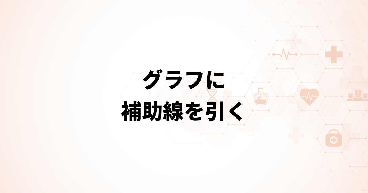 【MATLAB】グラフに補助線を引く